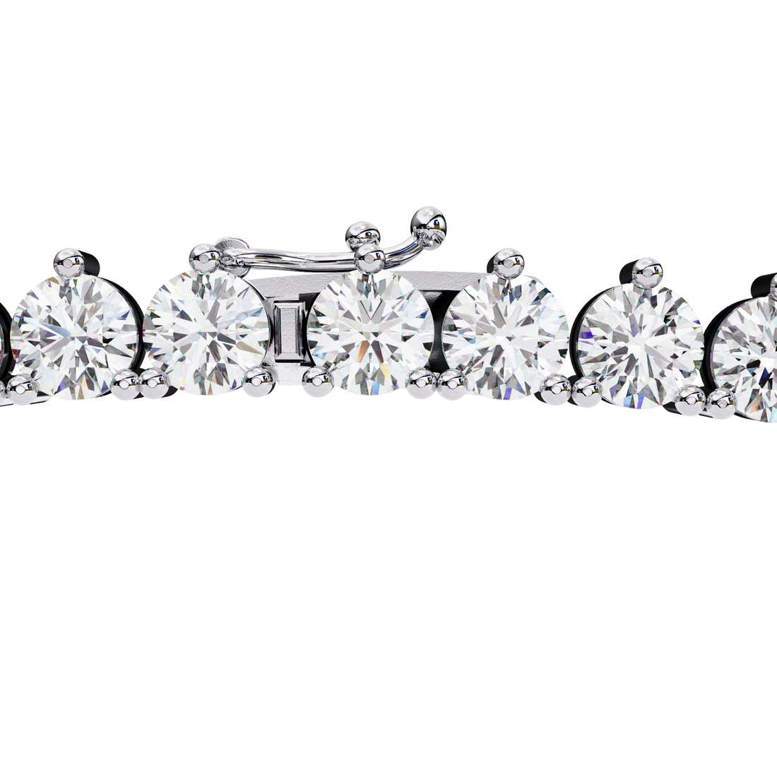 Lab grown Round Diamond Tennis chain (16 inch)