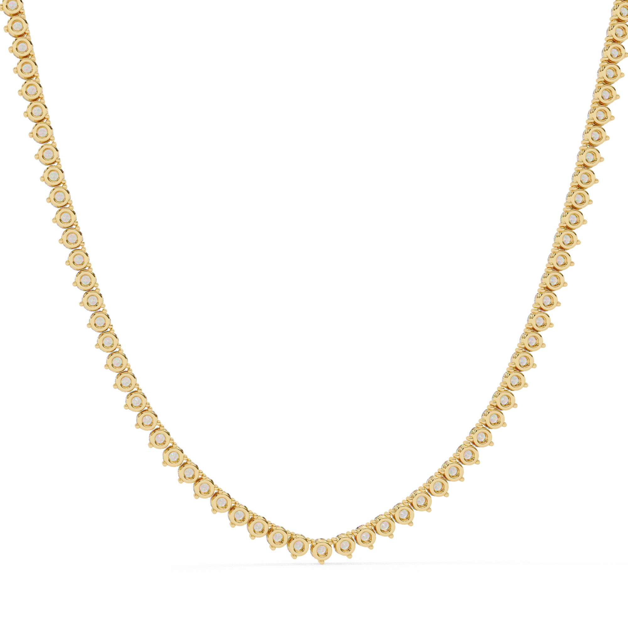 Lab grown Round Diamond Tennis chain (16 inch)