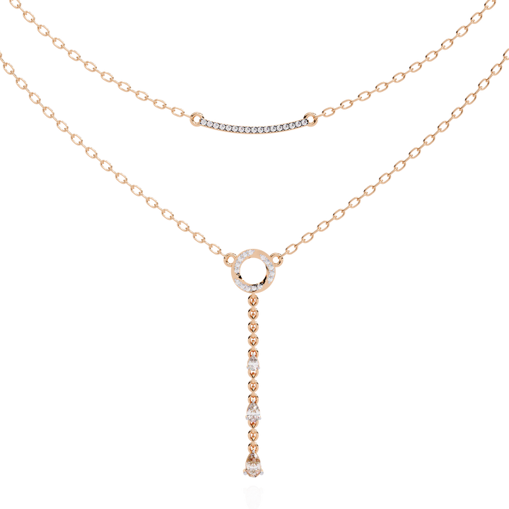 Lab Grown Diamond Lariat Necklace