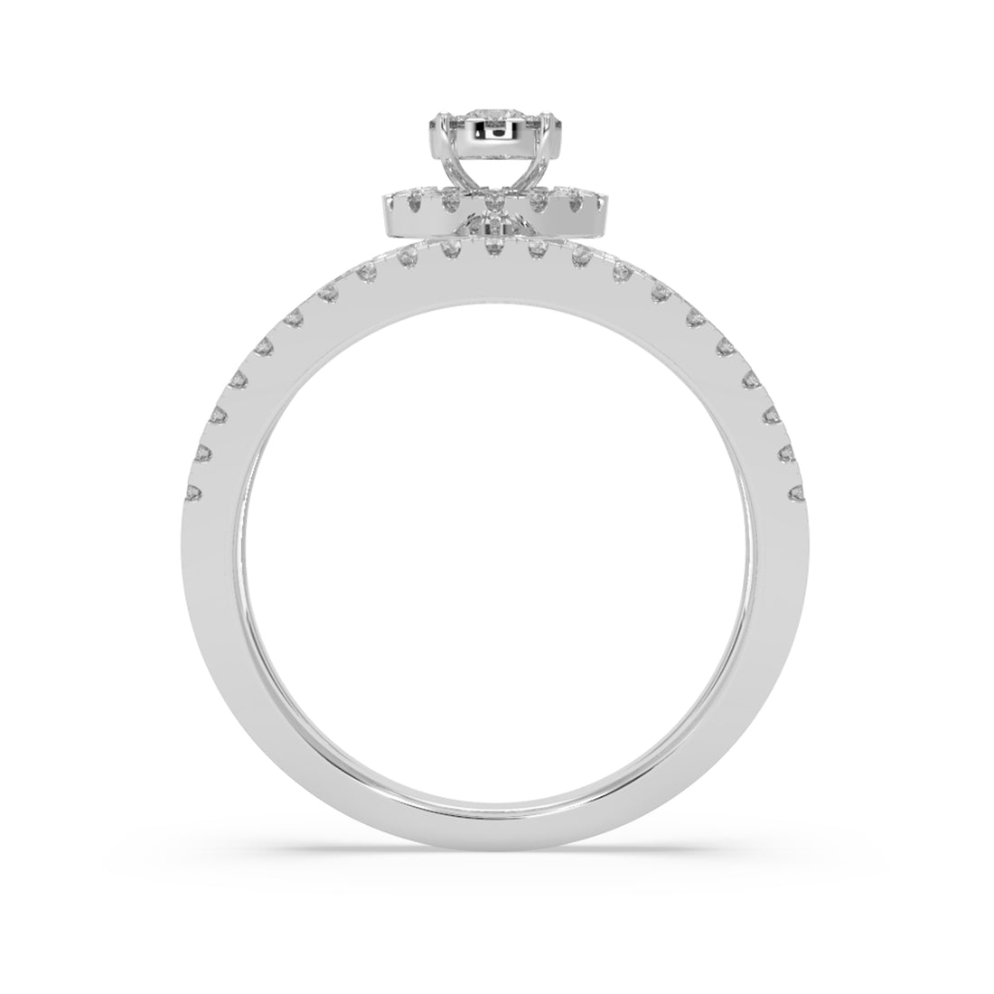 Open Shank Lab-Grown Diamond Ring