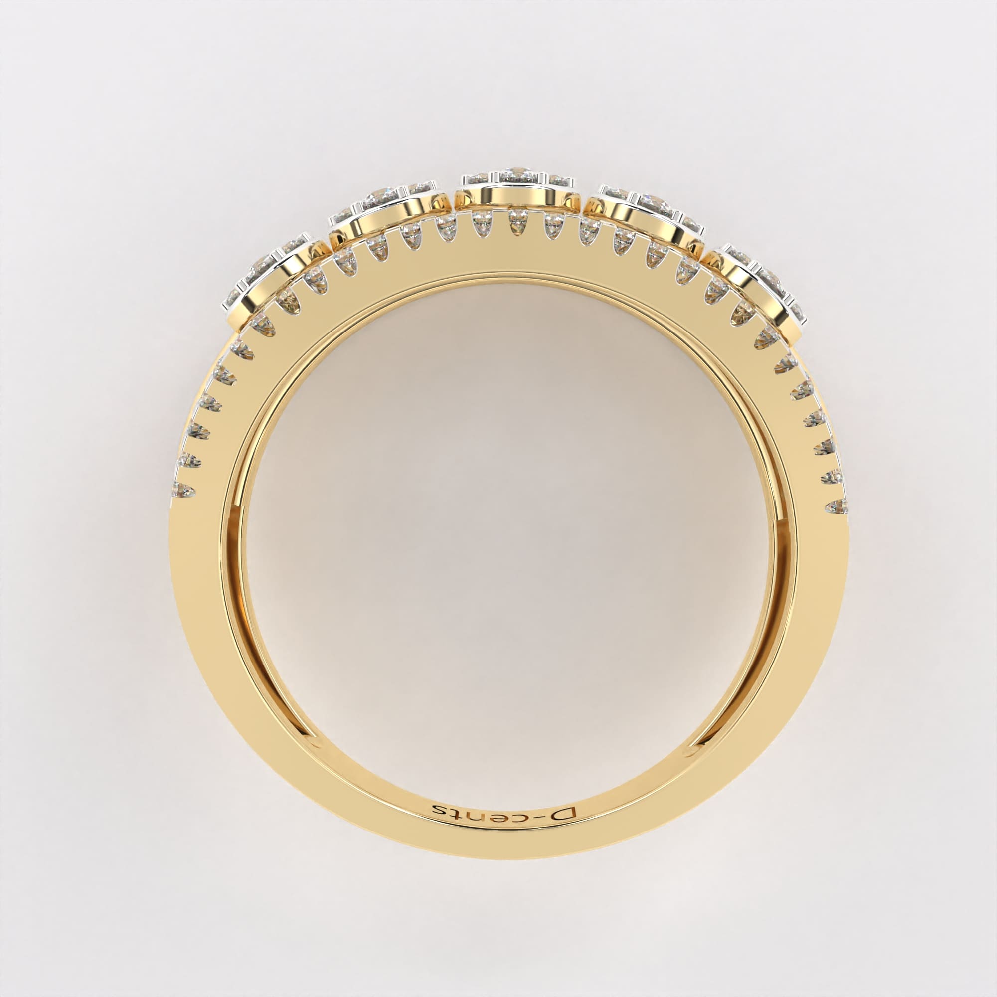 Opulent Orchid Diamond Ring