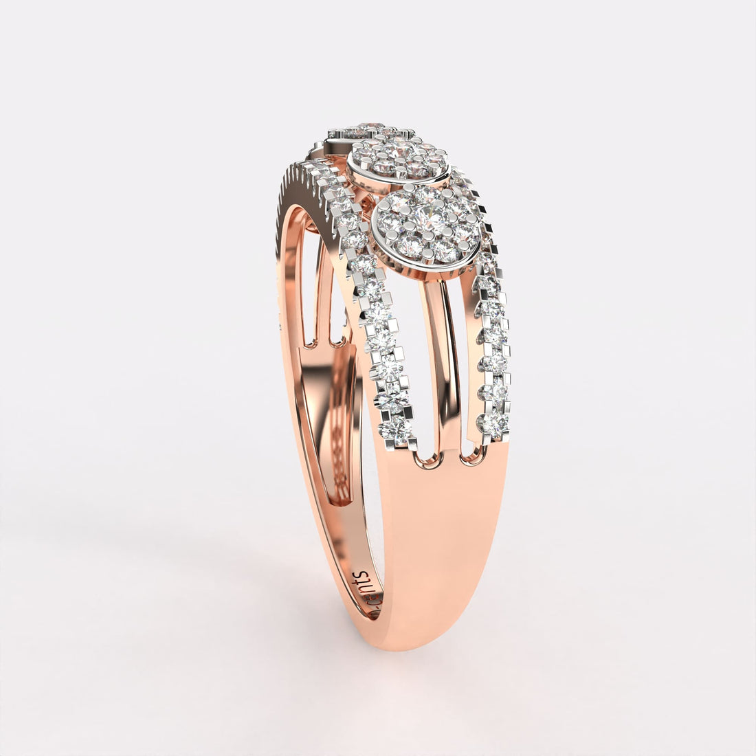 Opulent Orchid Diamond Ring