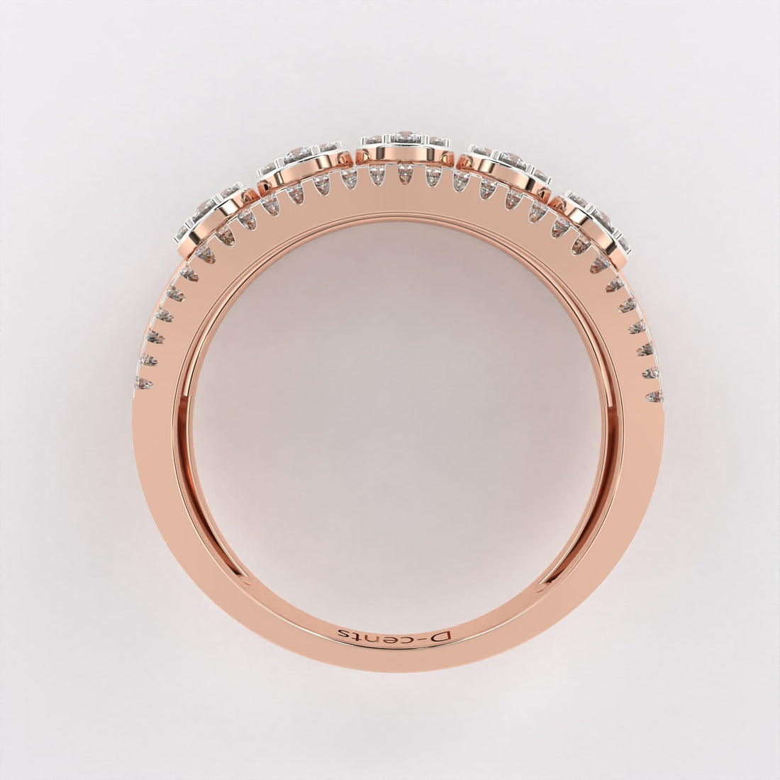 Opulent Orchid Diamond Ring