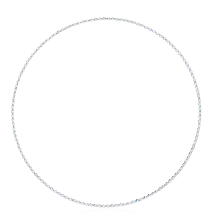 Oval Cut Lab Grown Diamond Necklace