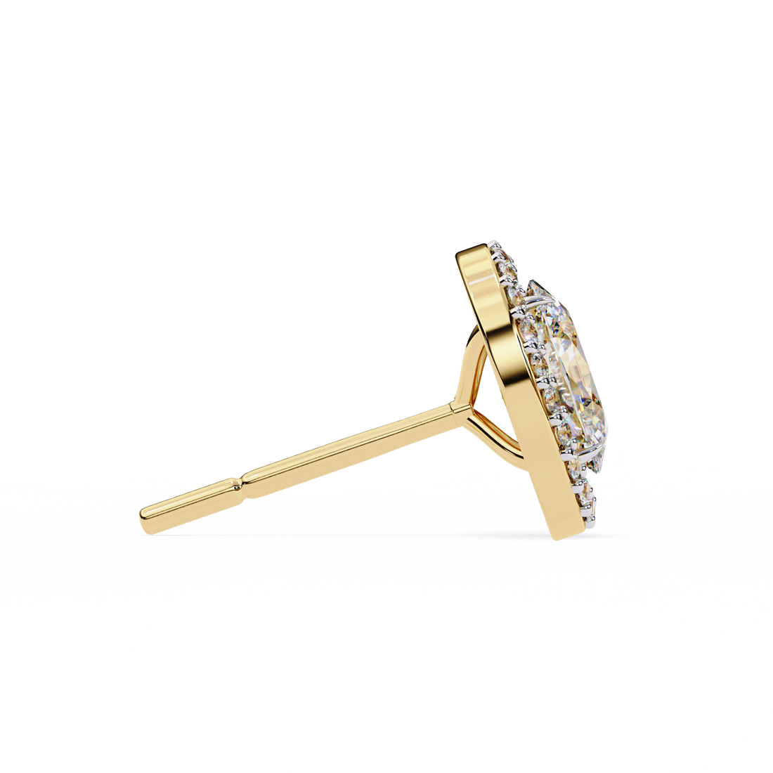 Oval Halo Lab Grown Diamond Studs