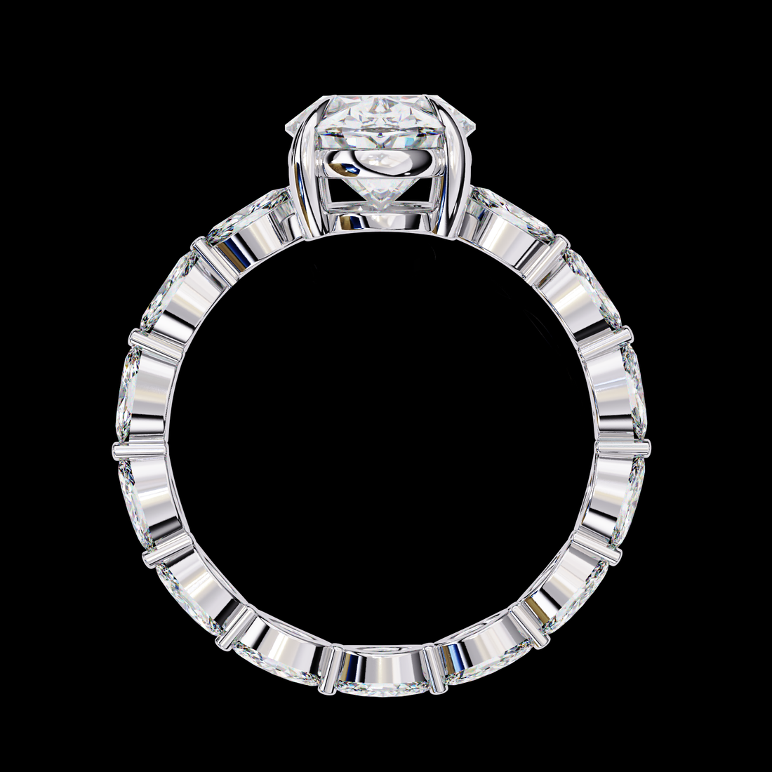 Oval Lab Grown Diamond Ring