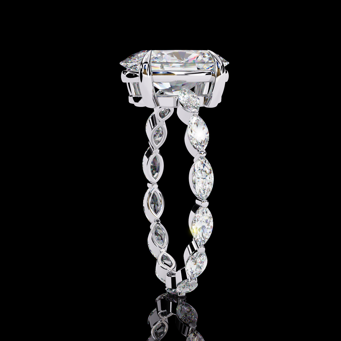 Oval Lab Grown Diamond Ring