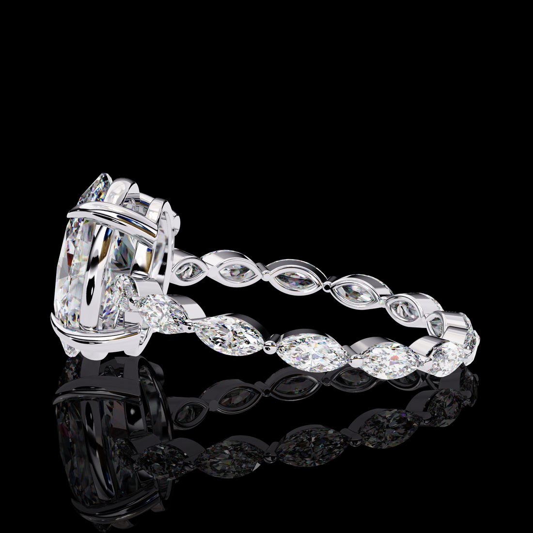 Oval Lab Grown Diamond Ring