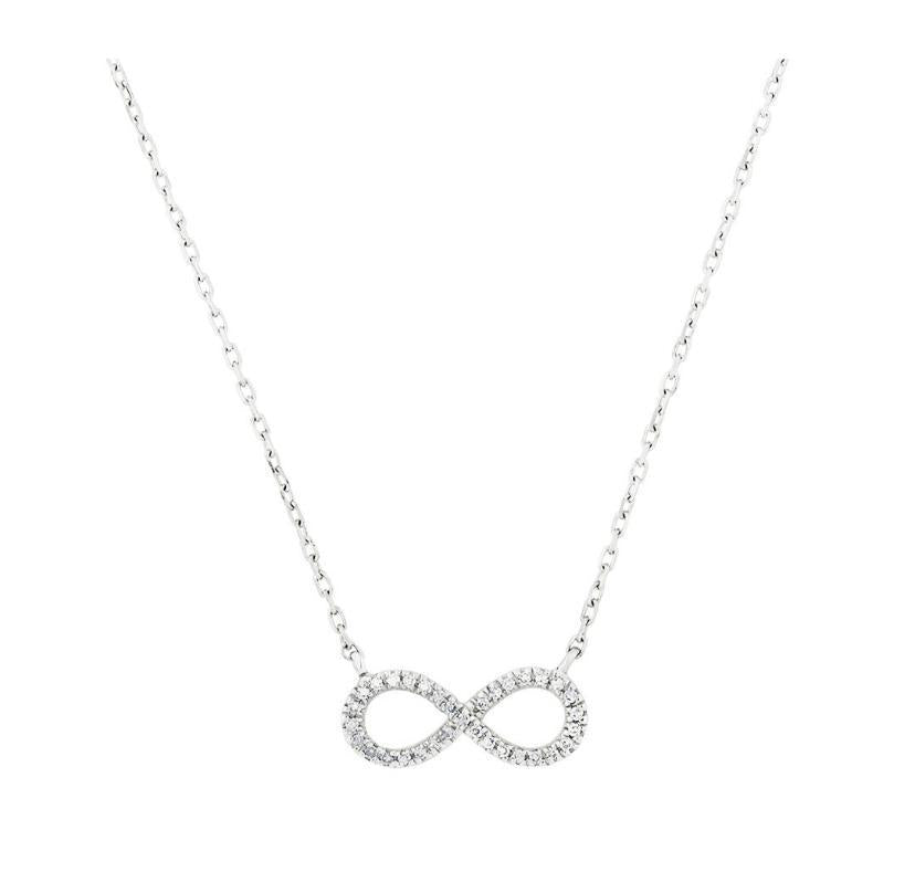 Infinity Diamond Pendant