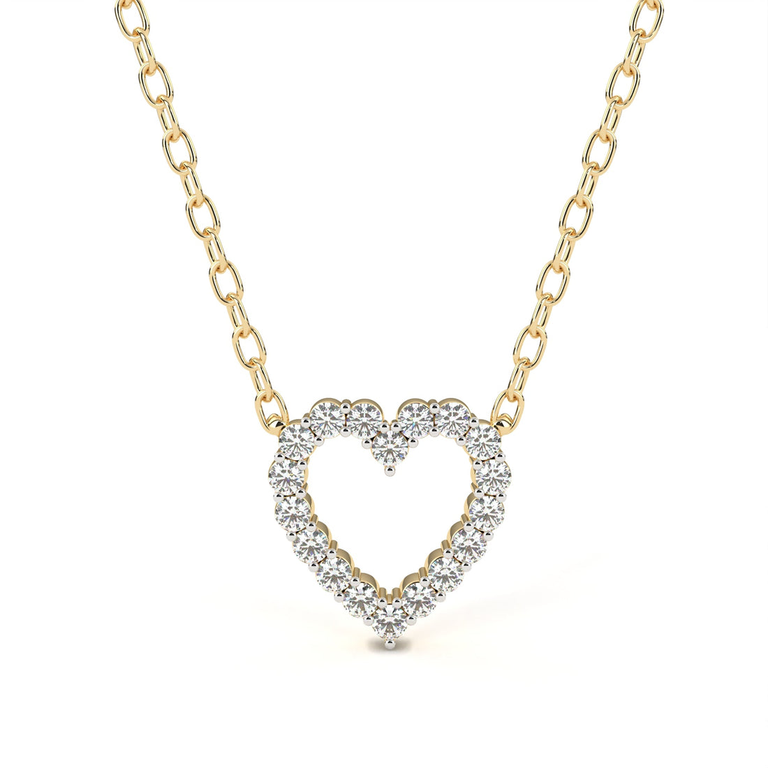 Endless Heart Diamond Necklace