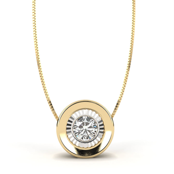 Classic Round cut Diamond Solitaire Pendant