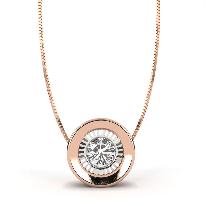 Classic Round cut Diamond Solitaire Pendant