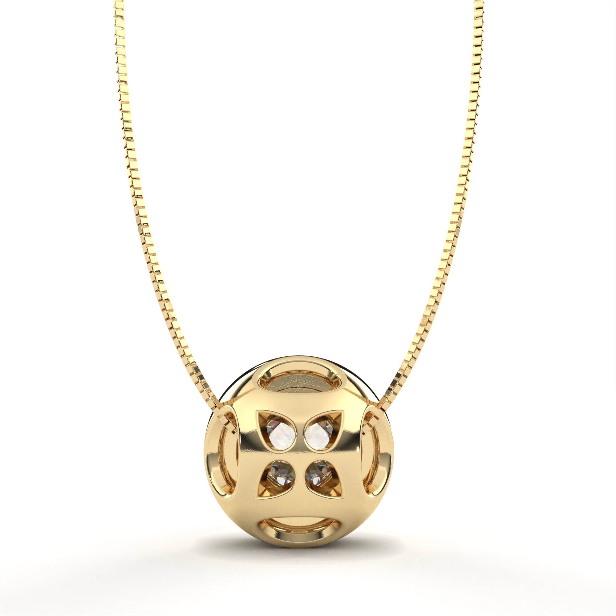 Classic Round cut Diamond Solitaire Pendant