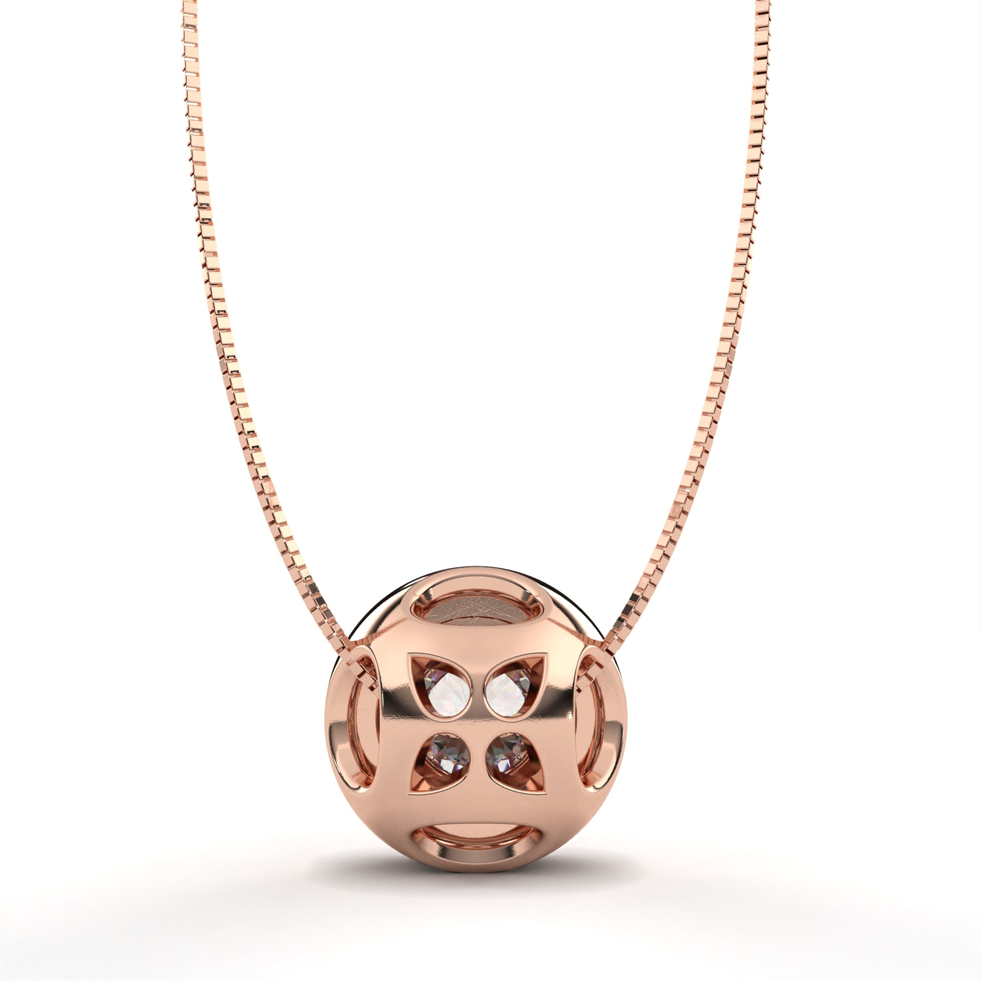 Classic Round cut Diamond Solitaire Pendant