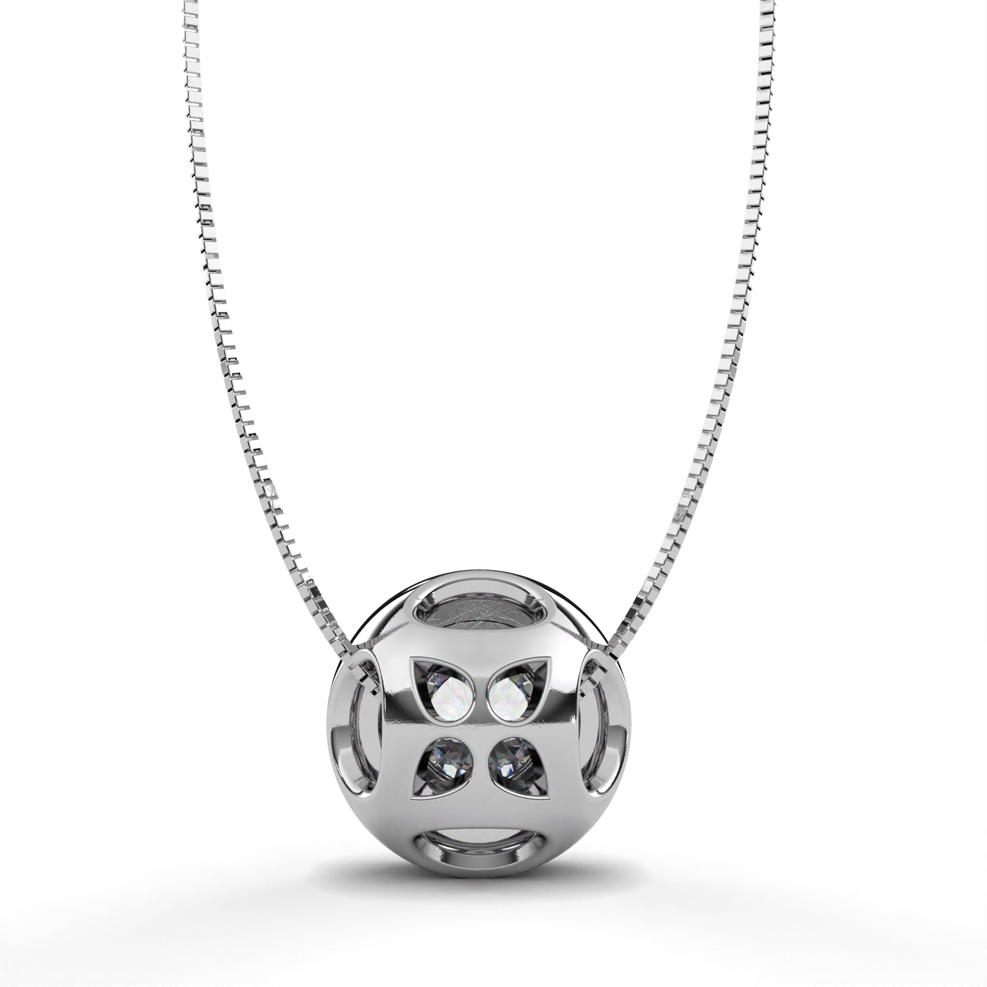 Classic Round cut Diamond Solitaire Pendant