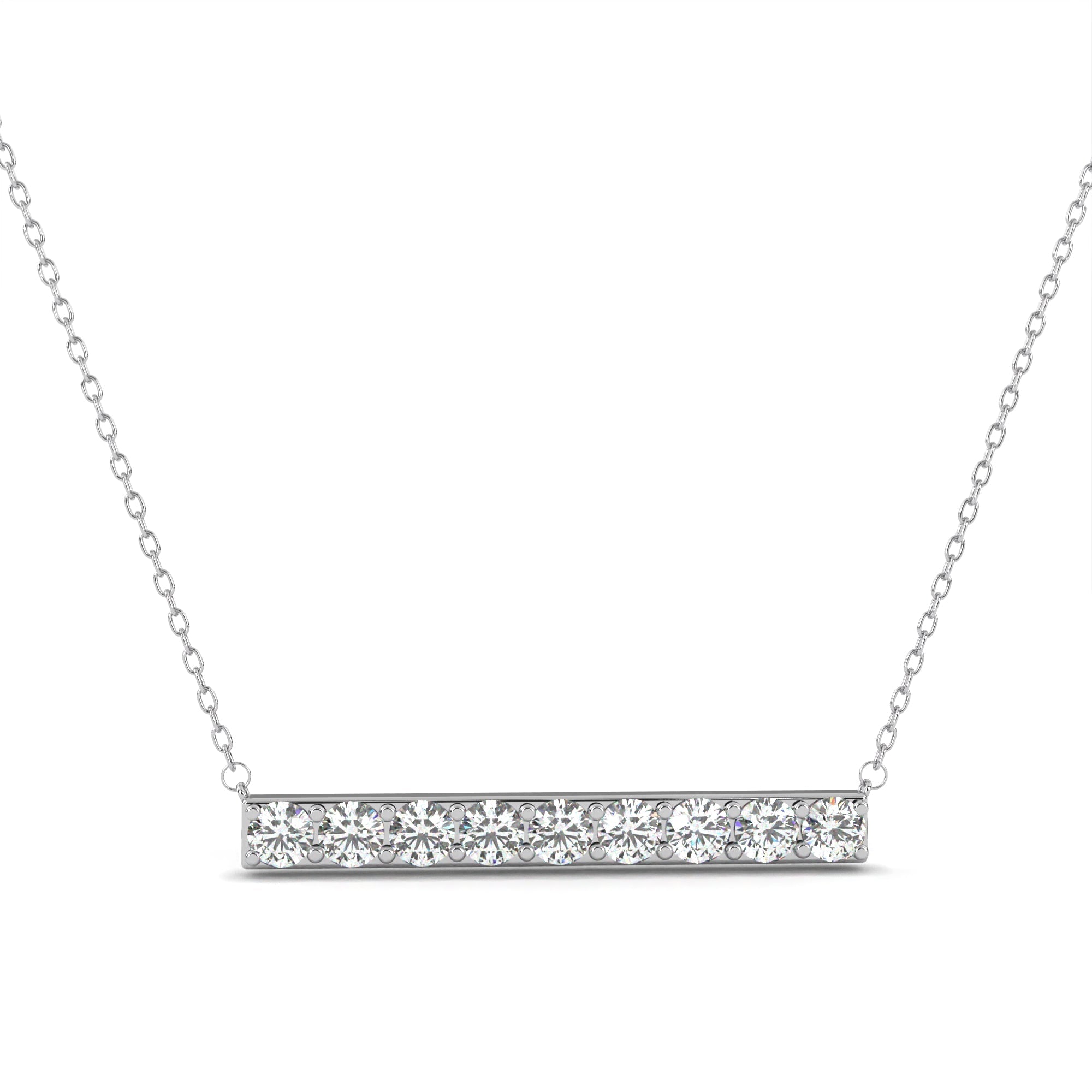 Lush Essence Diamond Pendant  In 925 Silver