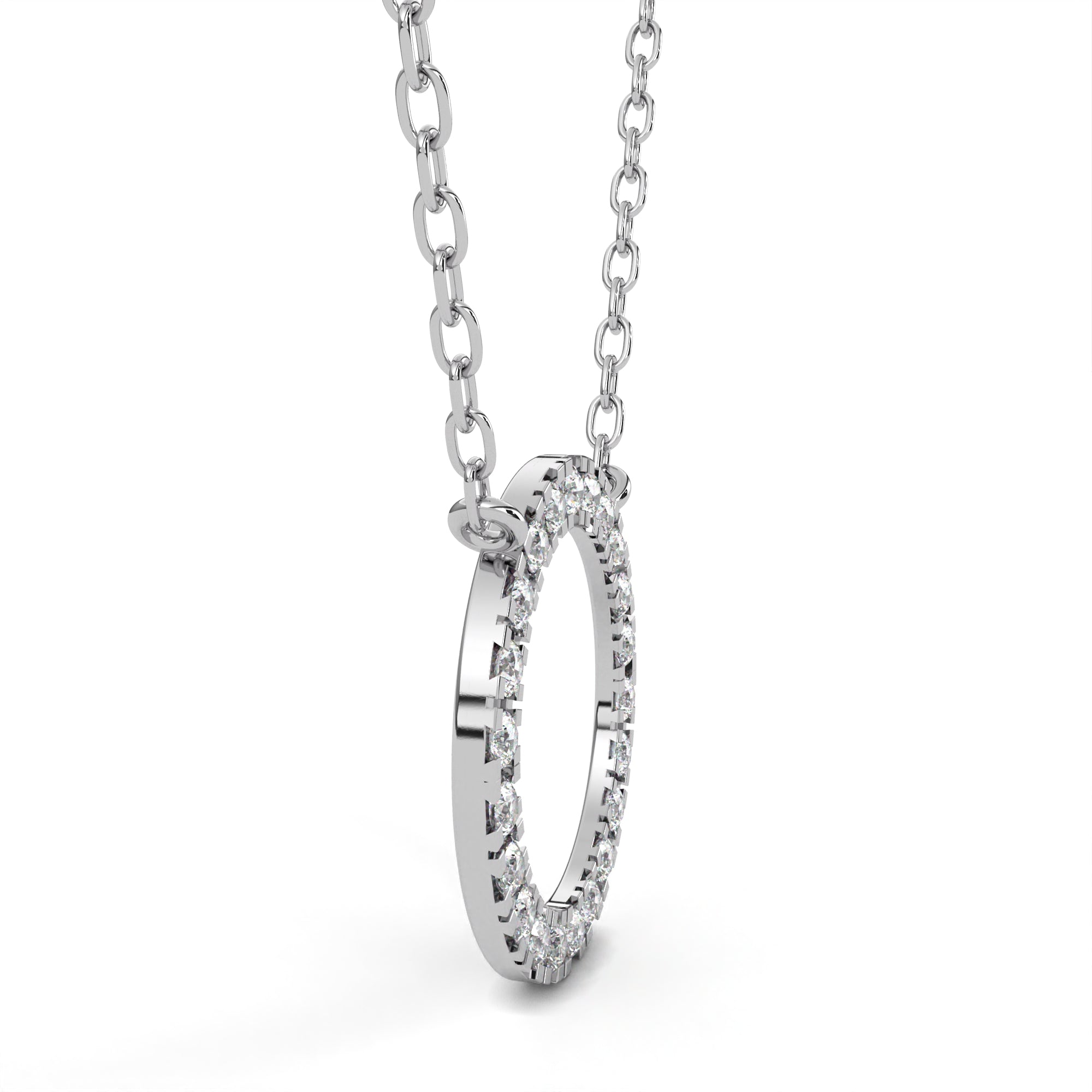 Eternal Orbit Diamond Pendant