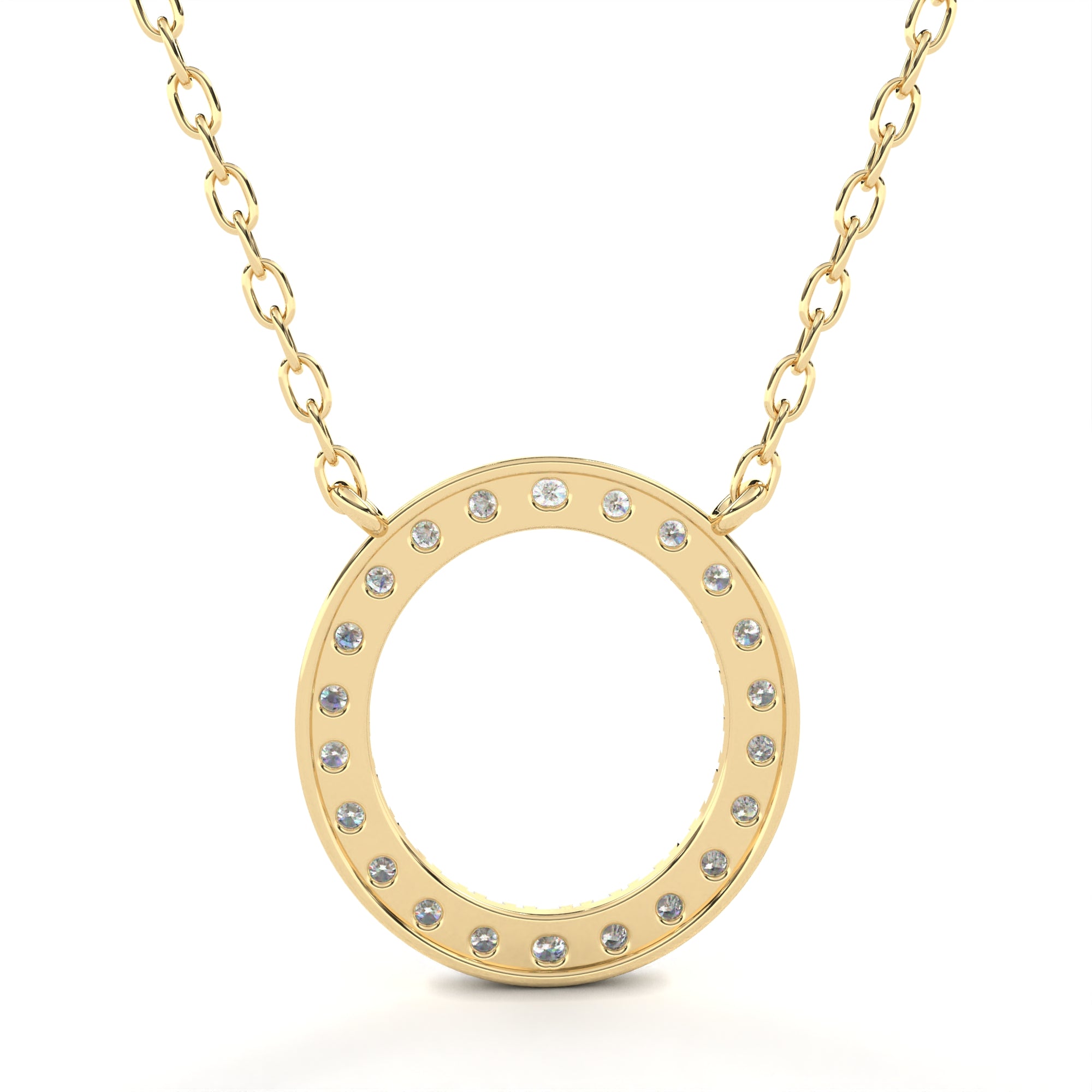 Eternal Orbit Diamond Pendant