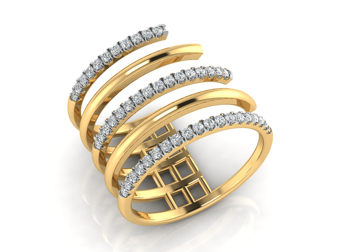 Parallel Perfection Diamond Ring 2