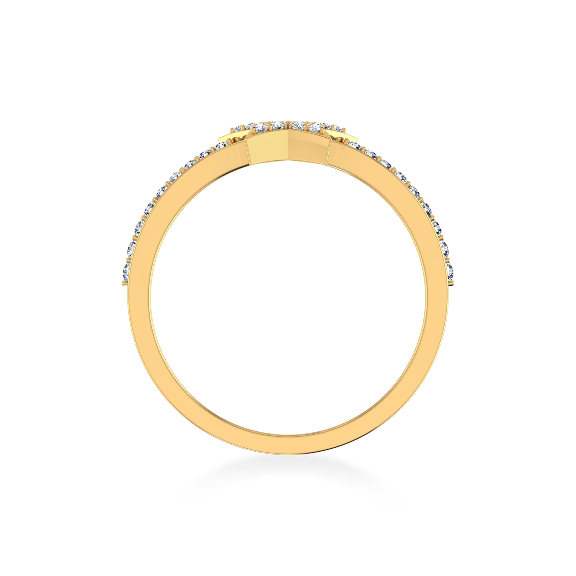 Pave Star Lab-Grown Diamond Stackable Ring3