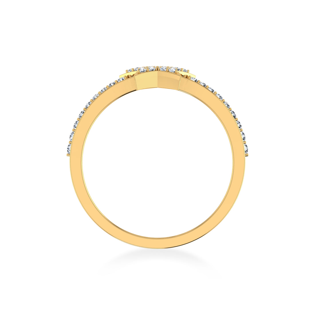 Pave Star Lab-Grown Diamond Stackable Ring3