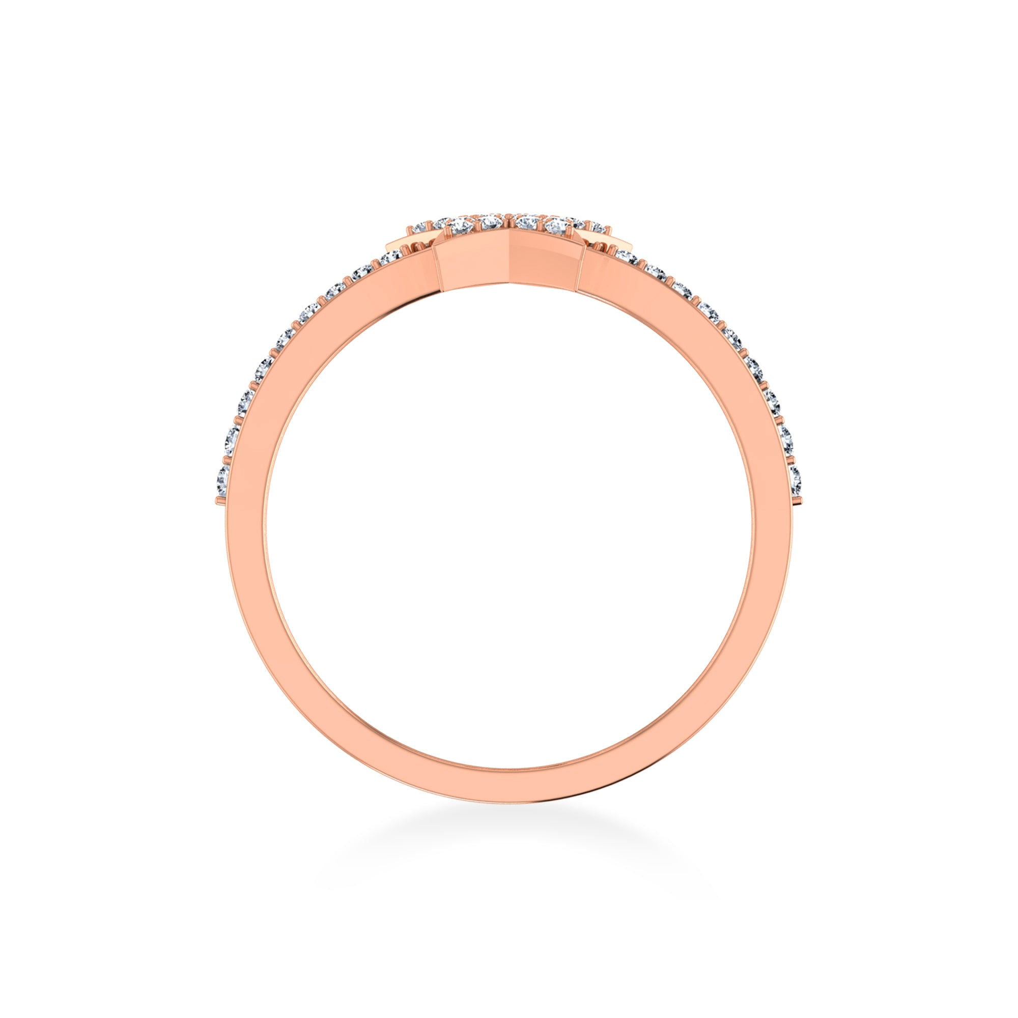 Pave Star Lab-Grown Diamond Stackable Ring6