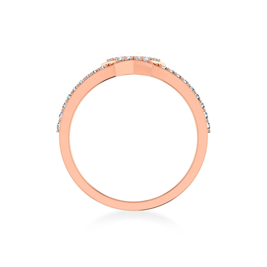 Pave Star Lab-Grown Diamond Stackable Ring6