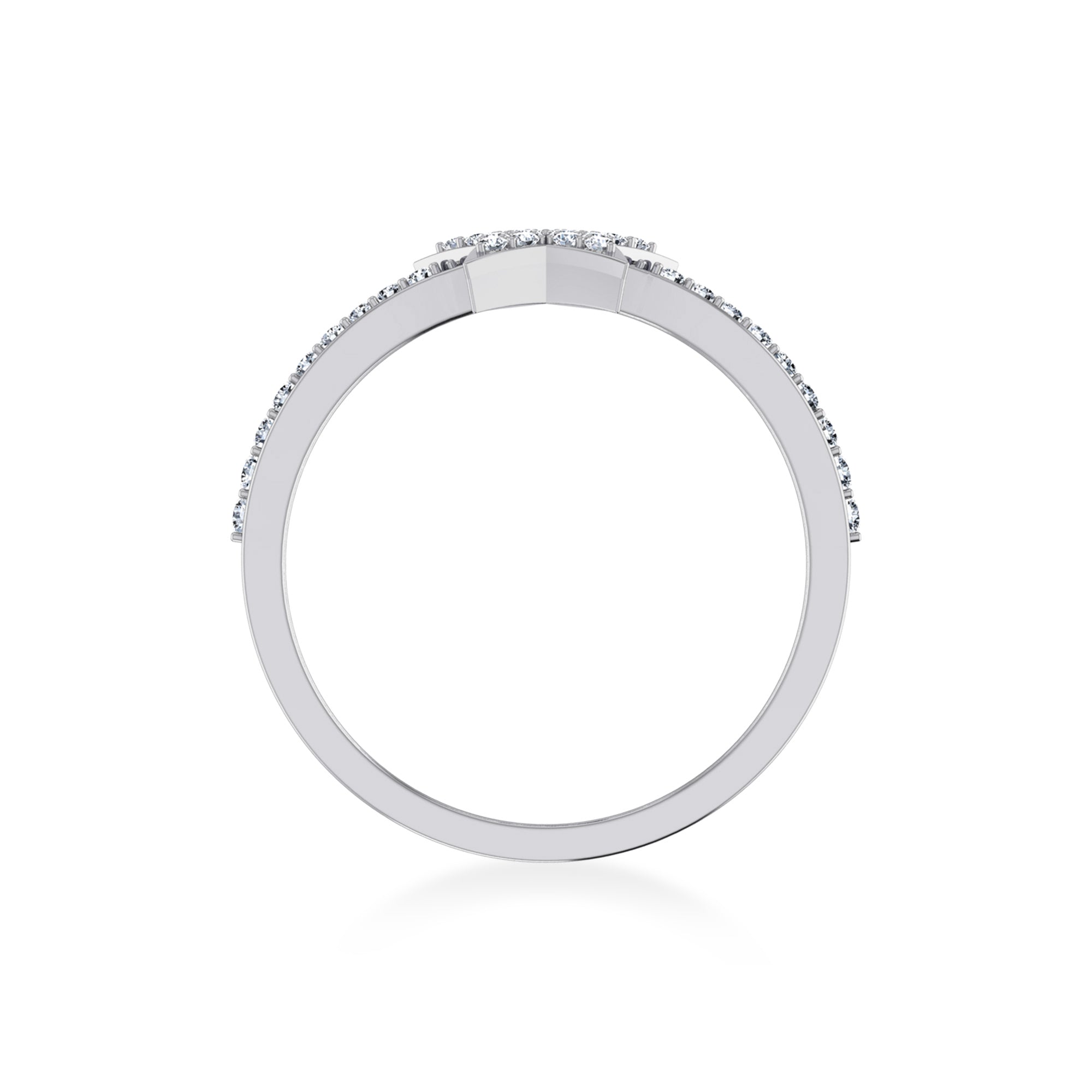 Pave Star Lab-Grown Diamond Stackable Ring9