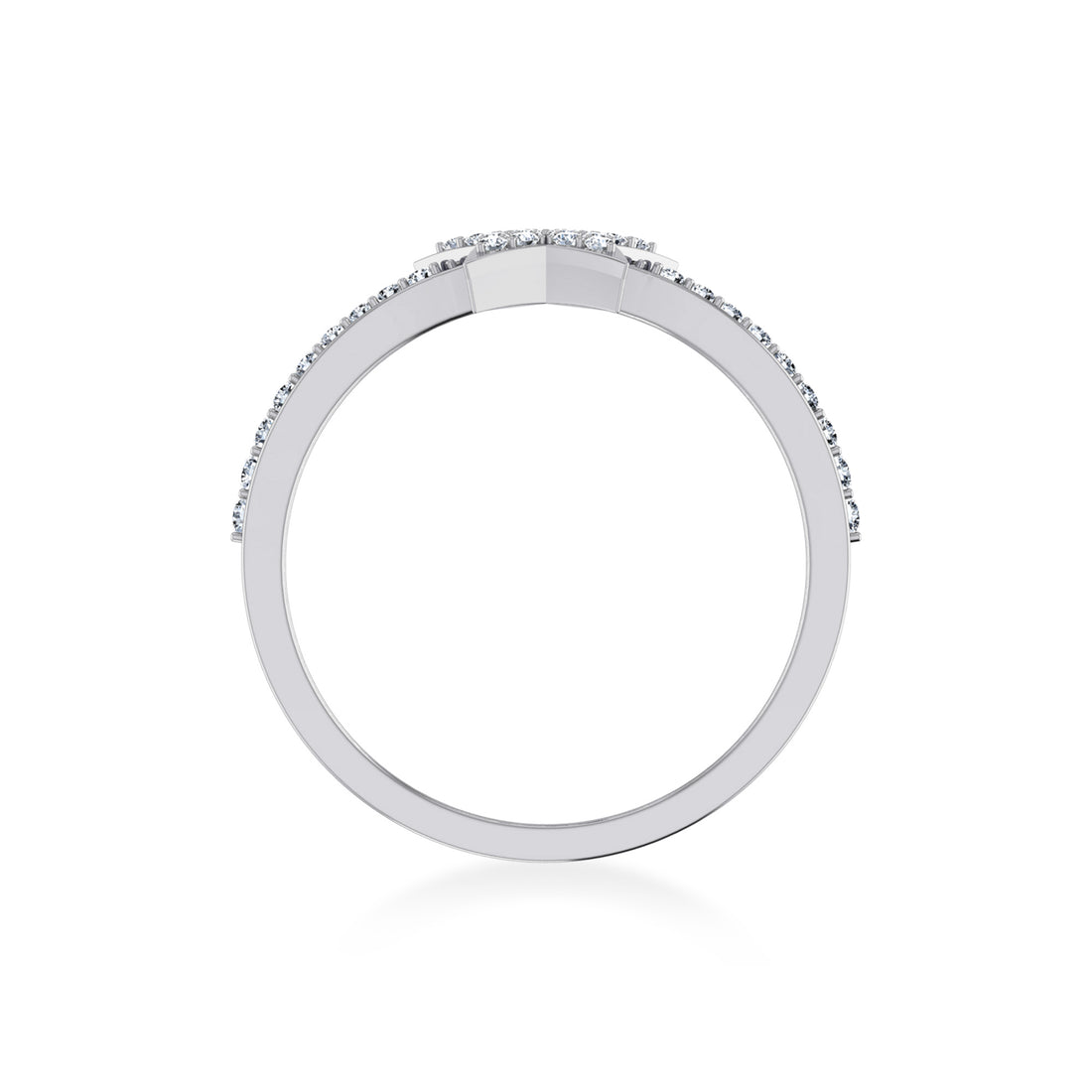 Pave Star Lab-Grown Diamond Stackable Ring9