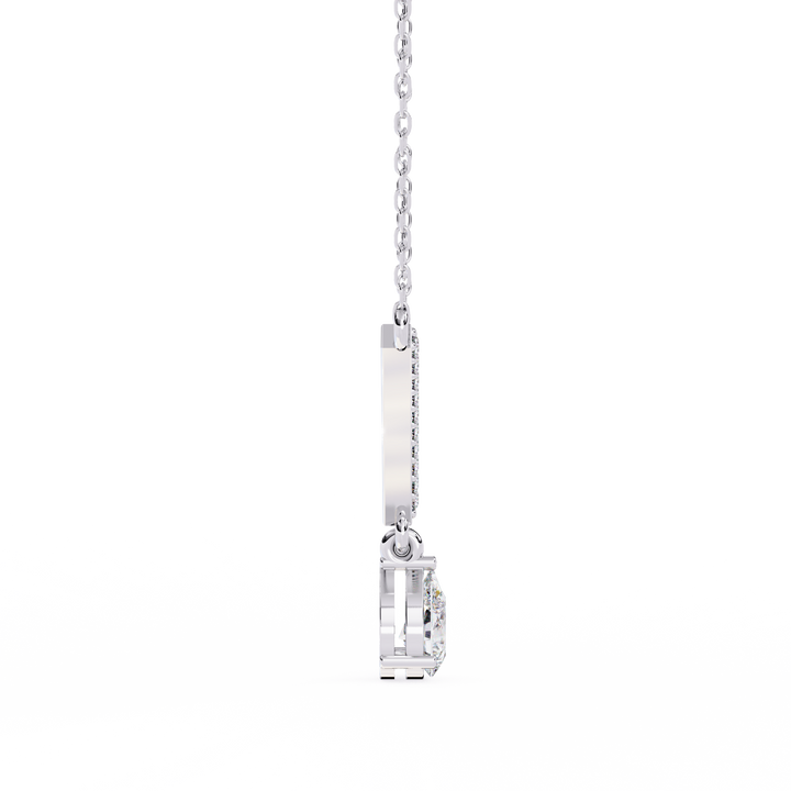 Pear Cut Drop Pendant Necklace – Lab Grown Diamonds