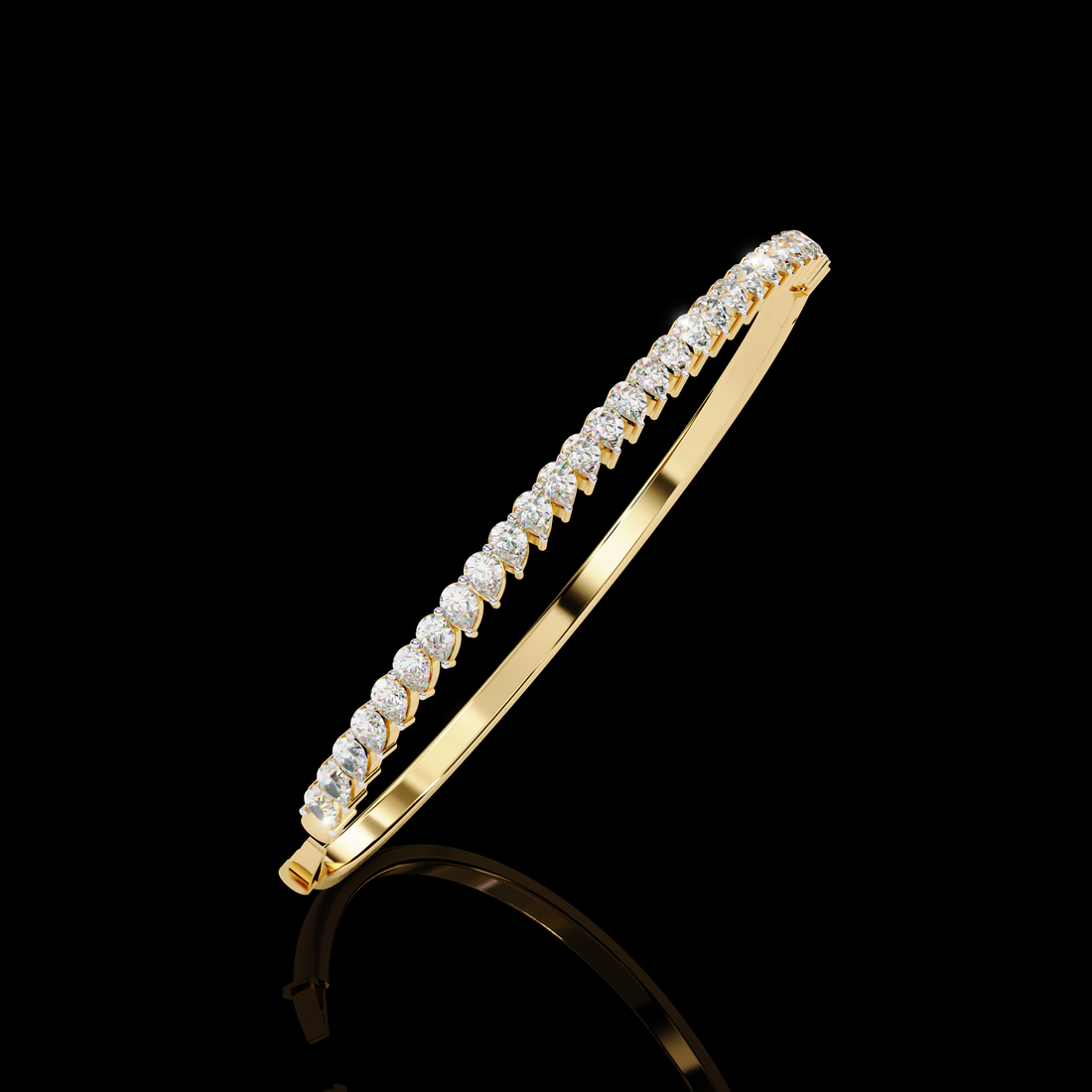 Pear Diamond Bracelet