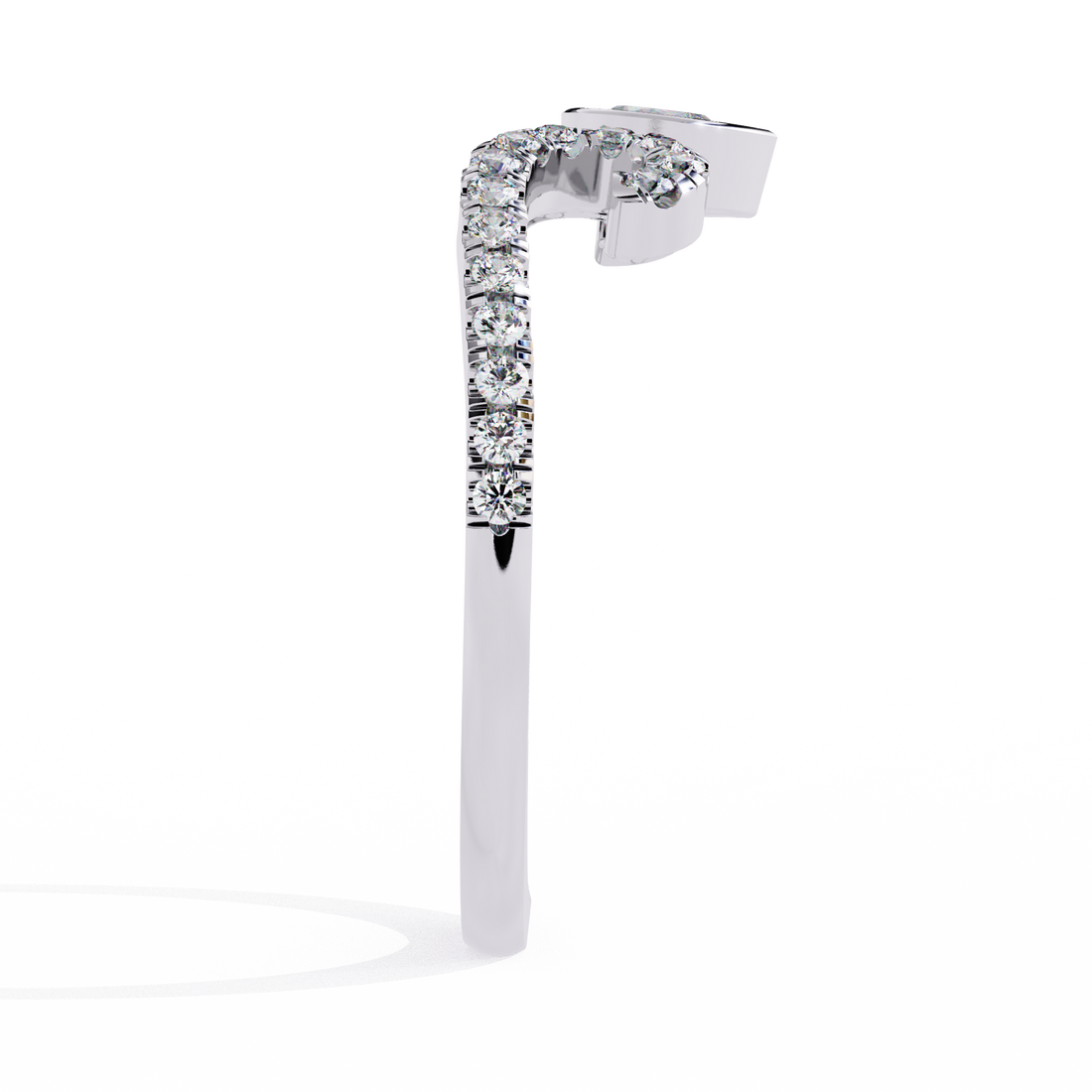 Pear Drop Diamond Ring 11