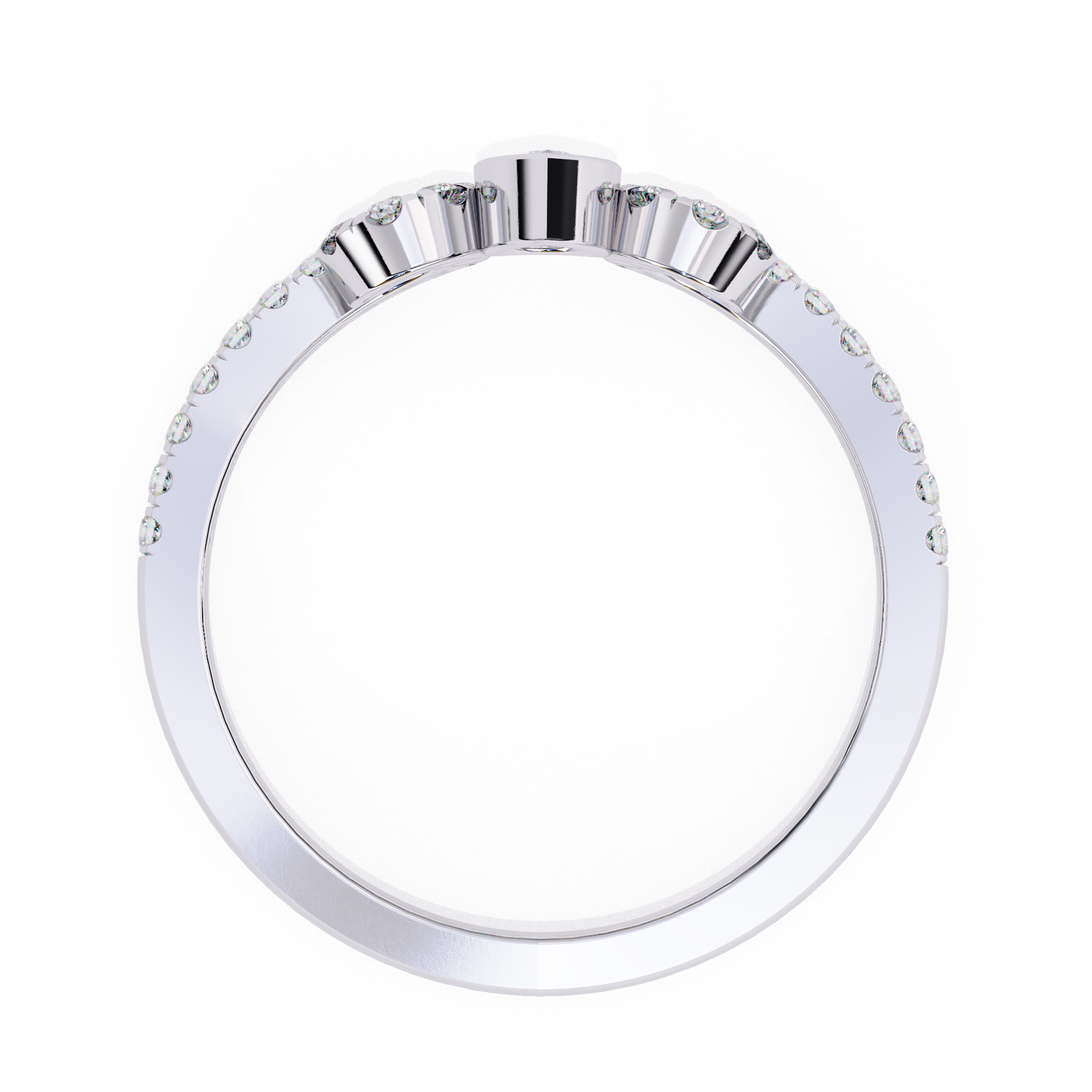 Pear Drop Diamond Ring 12