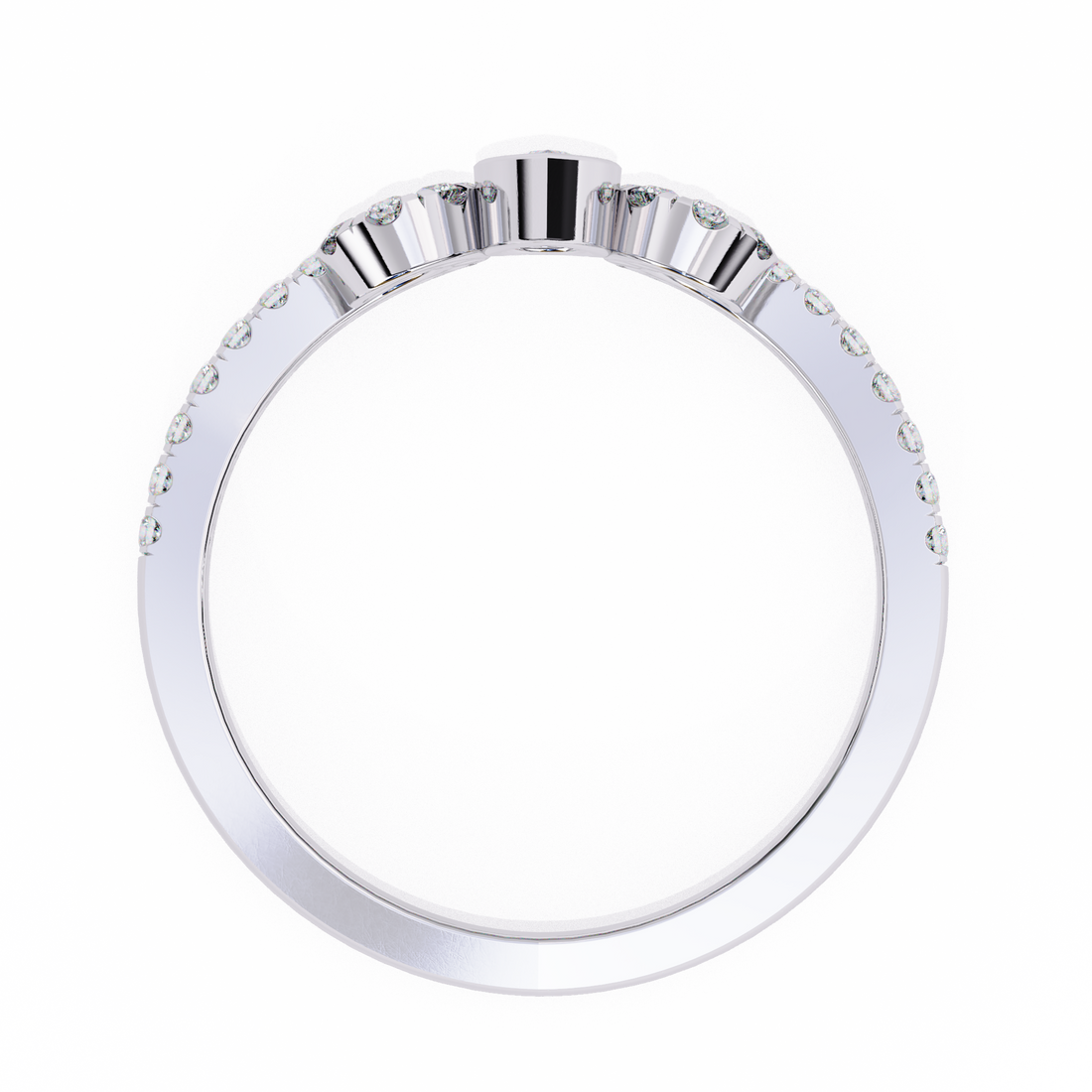 Pear Drop Diamond Ring 12