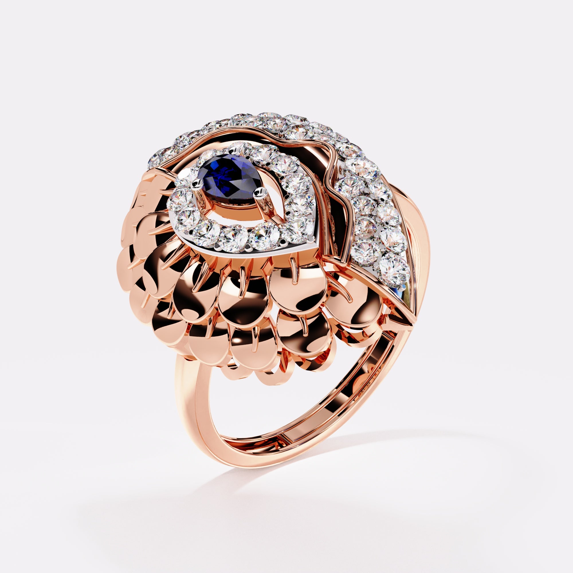 Pear Grace Diamond Ring