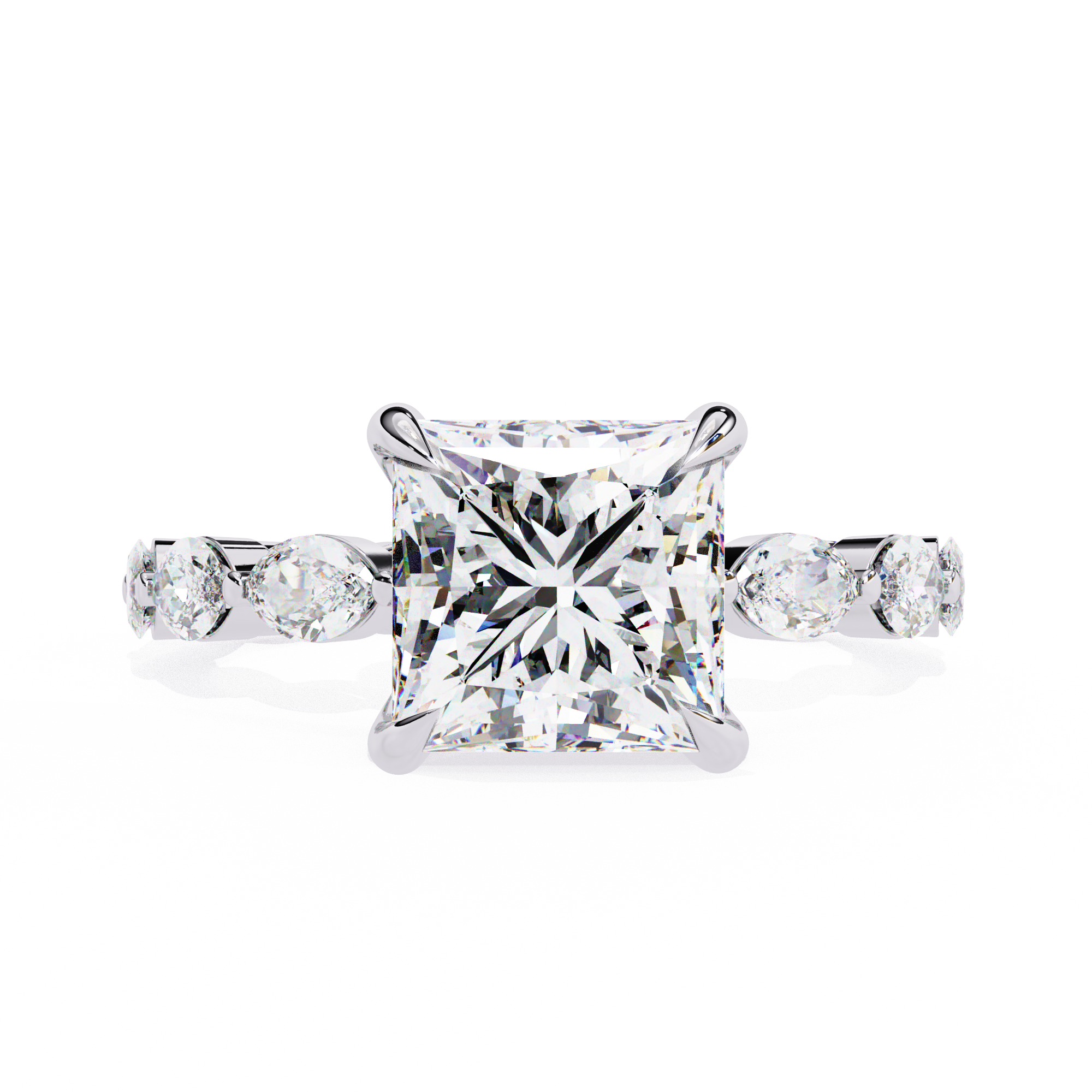 Perfect Rhythm Princess Diamond Ring10