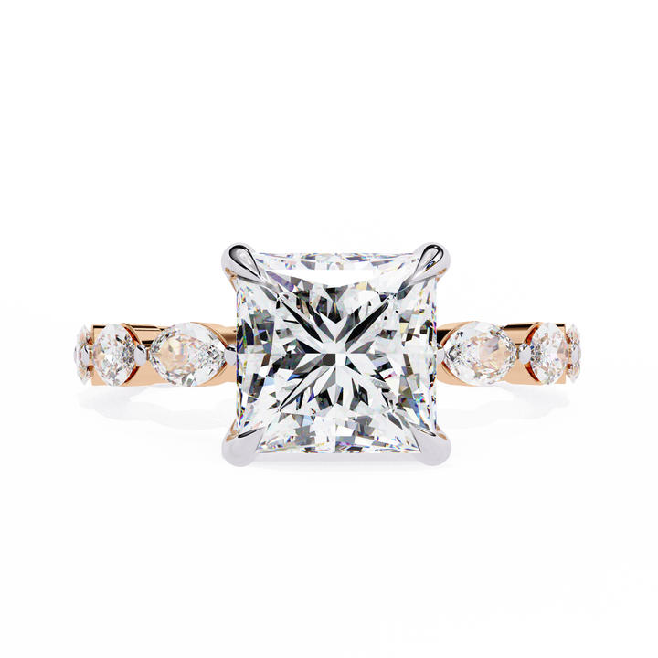 Perfect Rhythm Princess Diamond Ring6