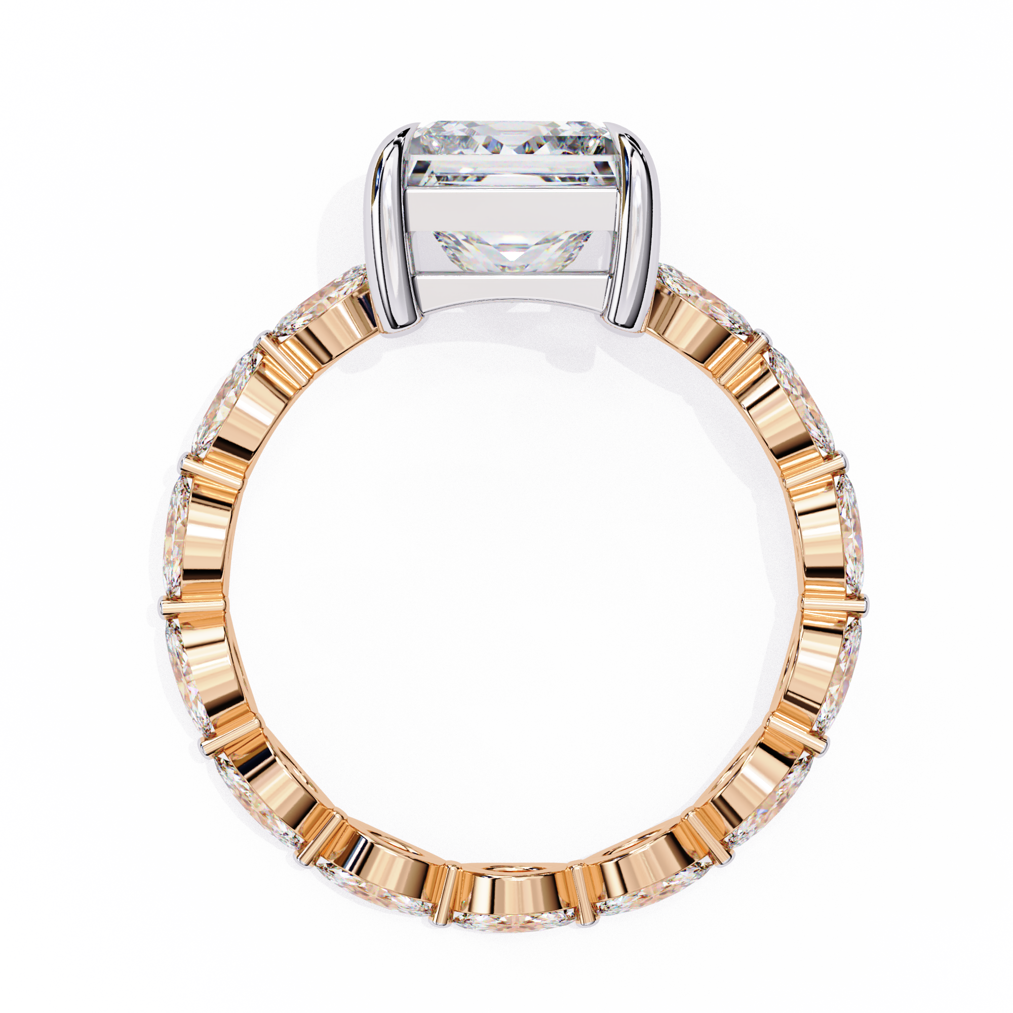 Perfect Rhythm Princess Diamond Ring9