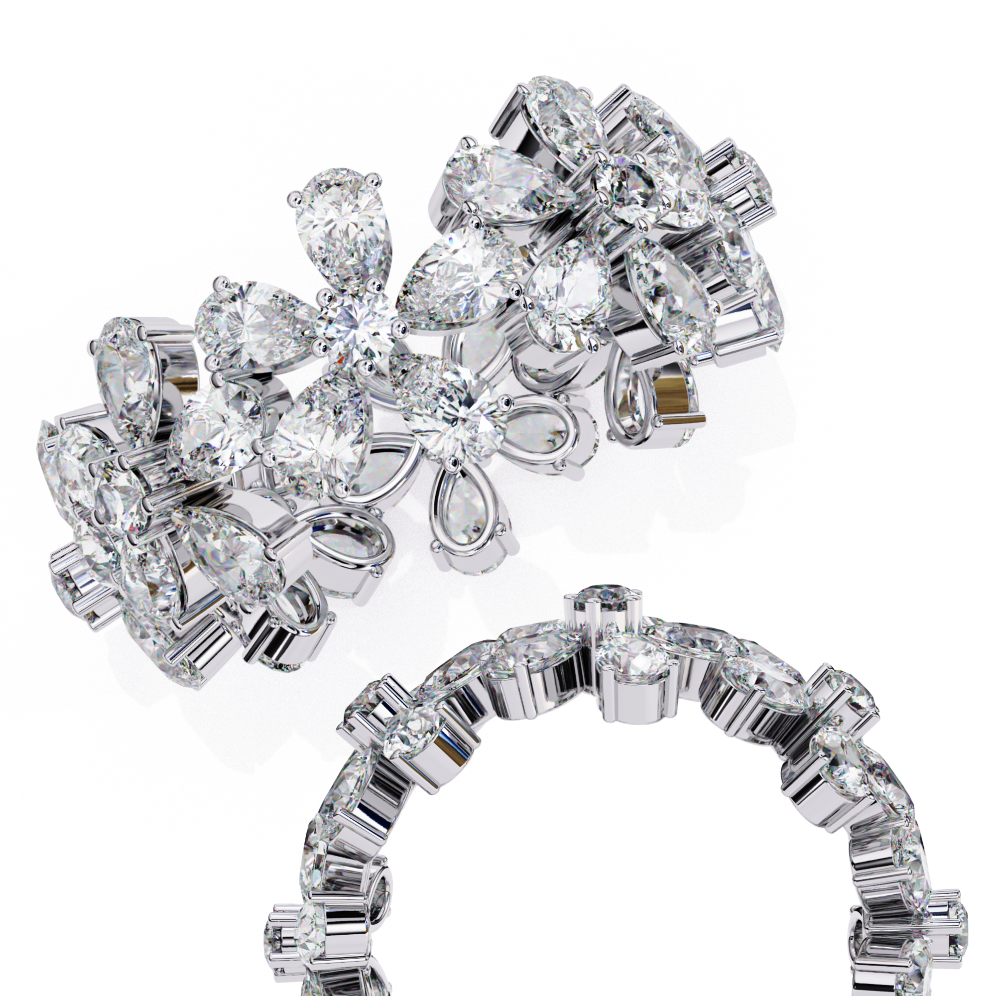 Petal Bloom Lab Grown Diamond Ring16