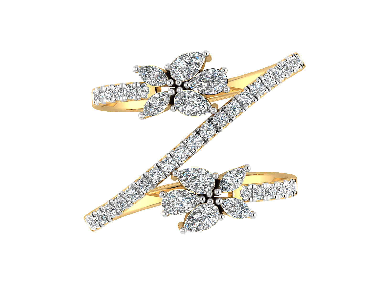Petal Whisper Diamond Ring