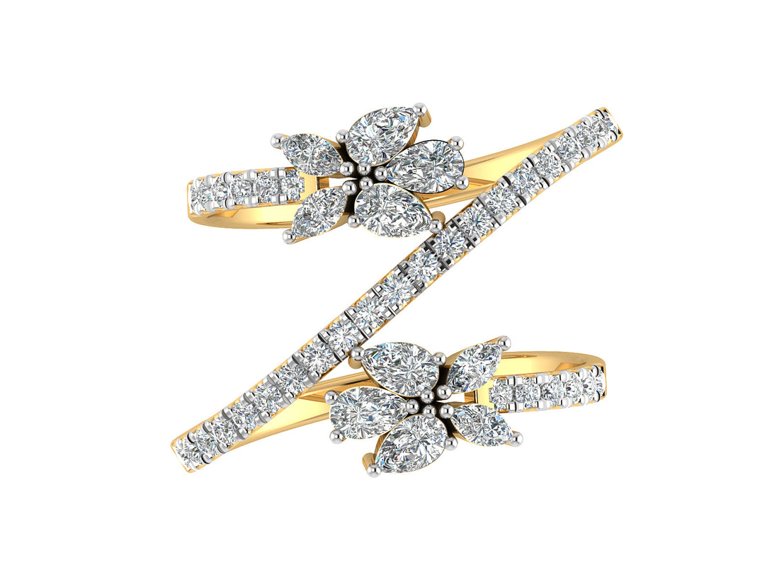 Petal Whisper Diamond Ring