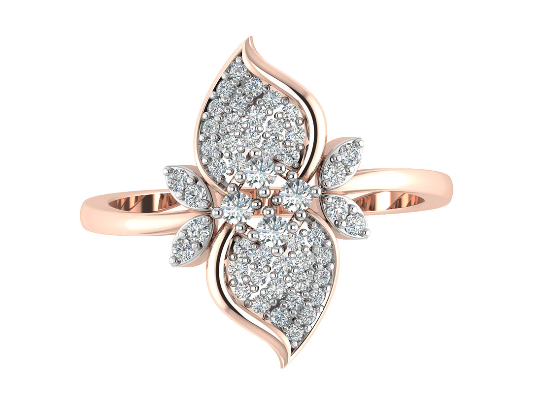 Petals of Elegance Diamond Ring 4