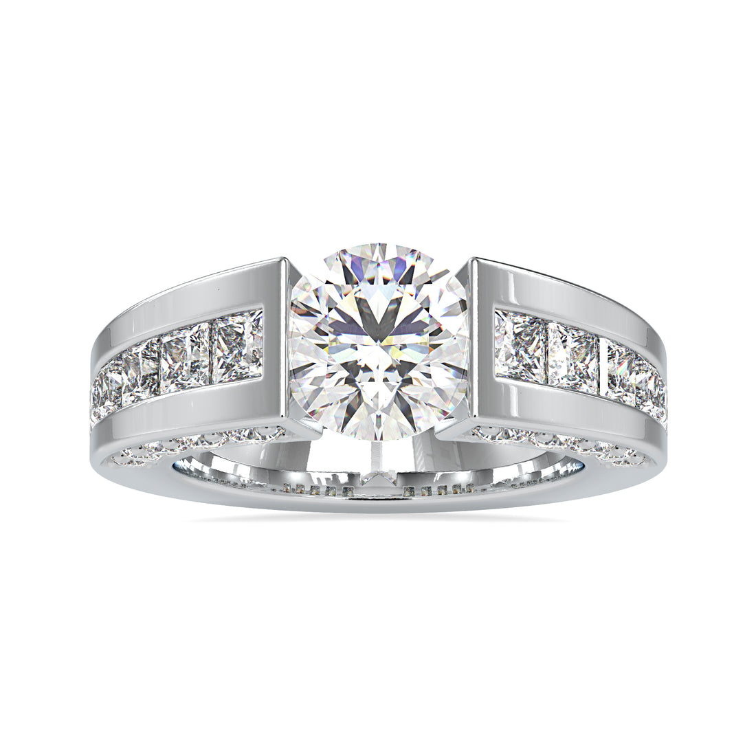 Prestige Split Shank Diamond Ring 4