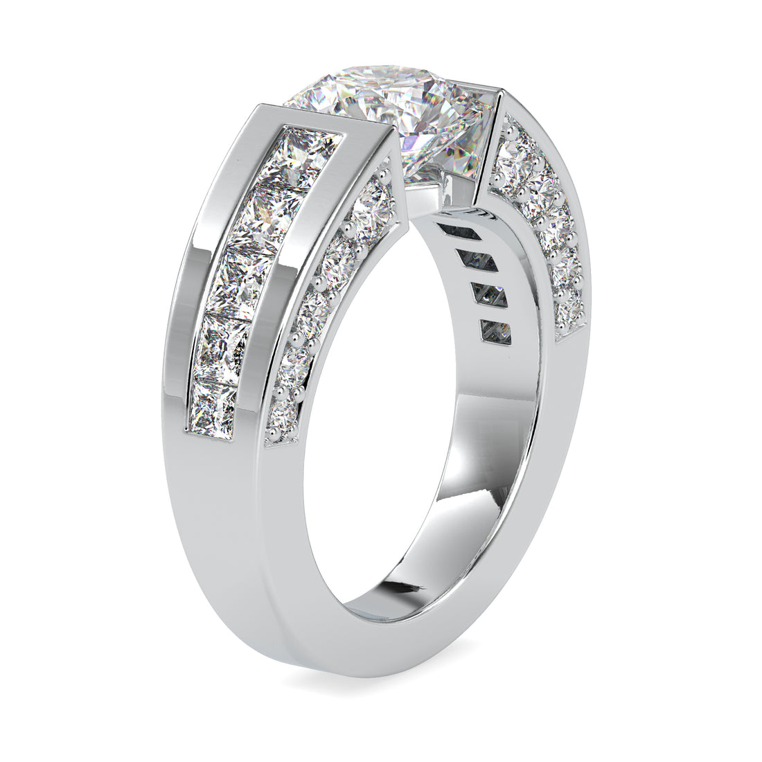 Prestige Split Shank Diamond Ring 5