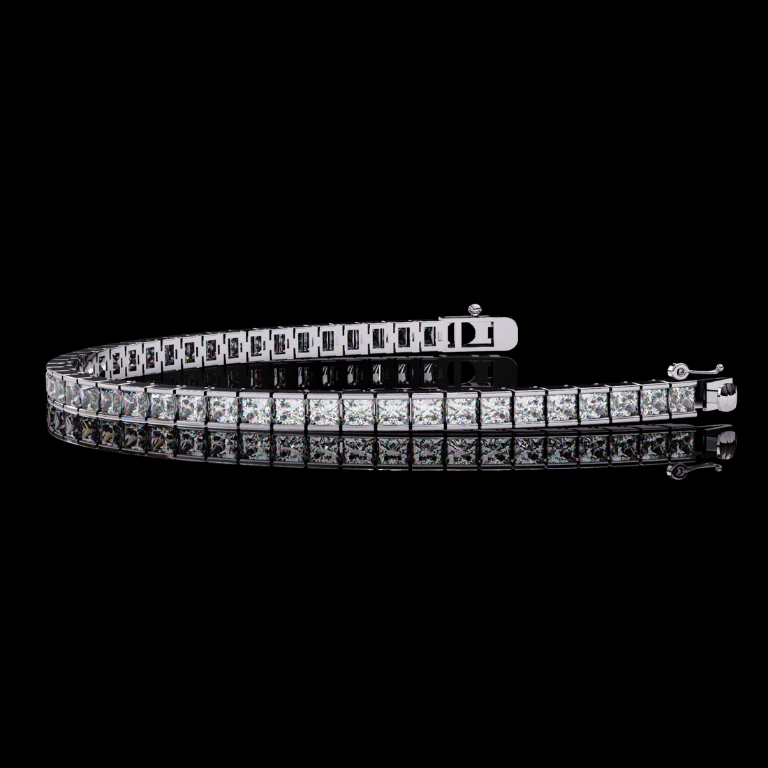 Princess Diamond Tennis Bracelet