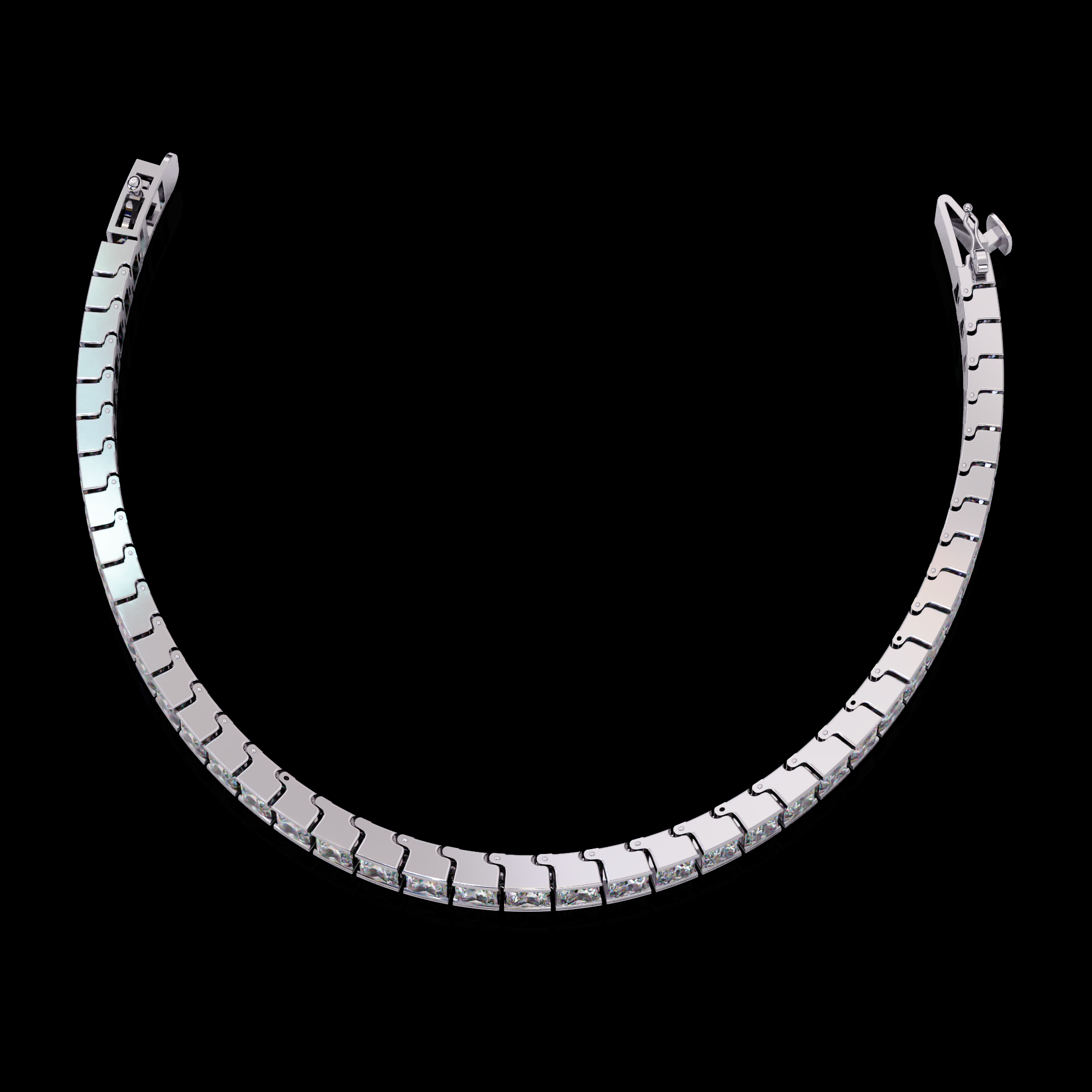 Princess Diamond Tennis Bracelet