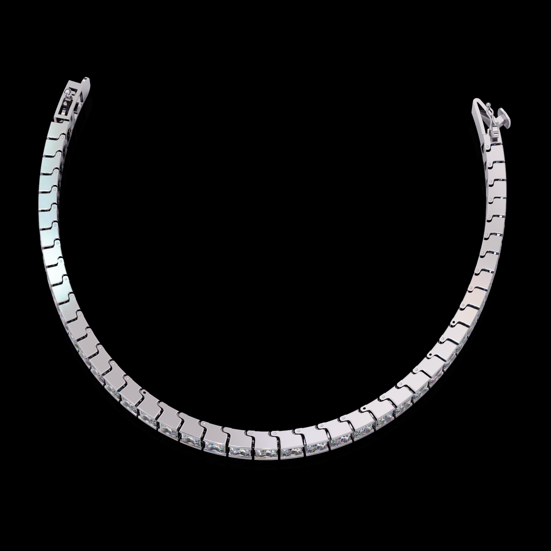 Princess Diamond Tennis Bracelet