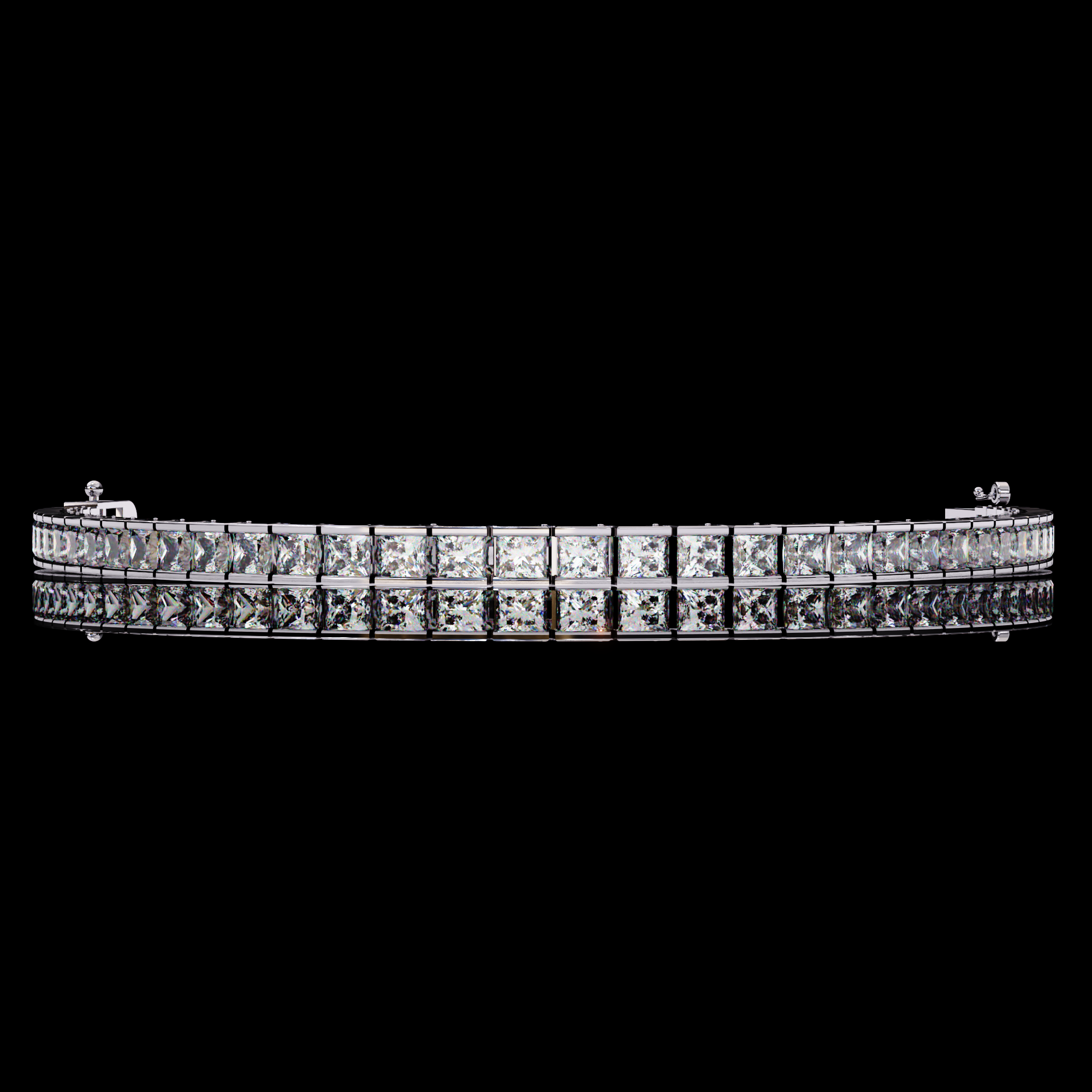 Princess Diamond Tennis Bracelet