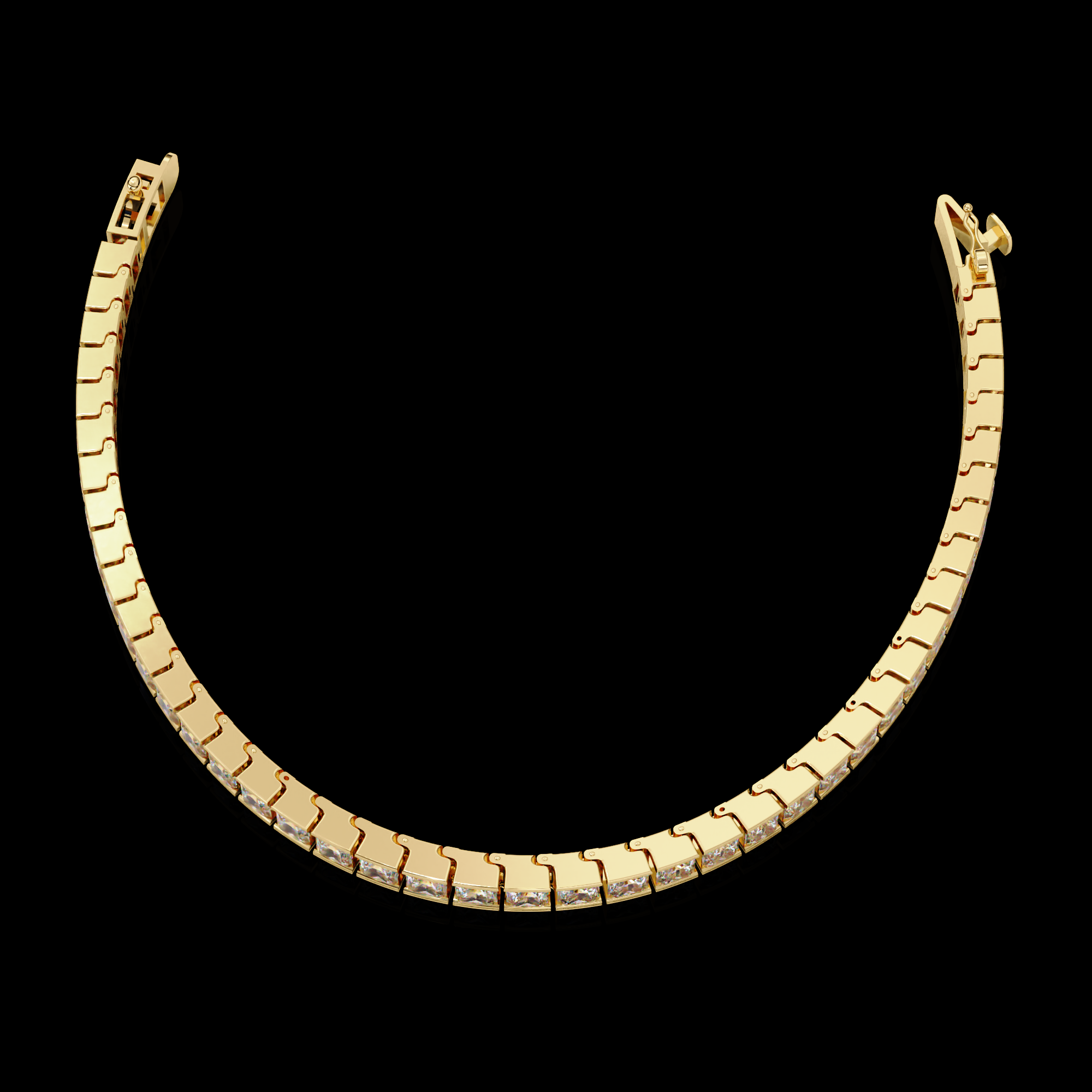 Princess Diamond Tennis Bracelet