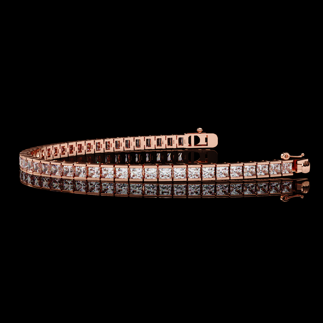 Princess Diamond Tennis Bracelet
